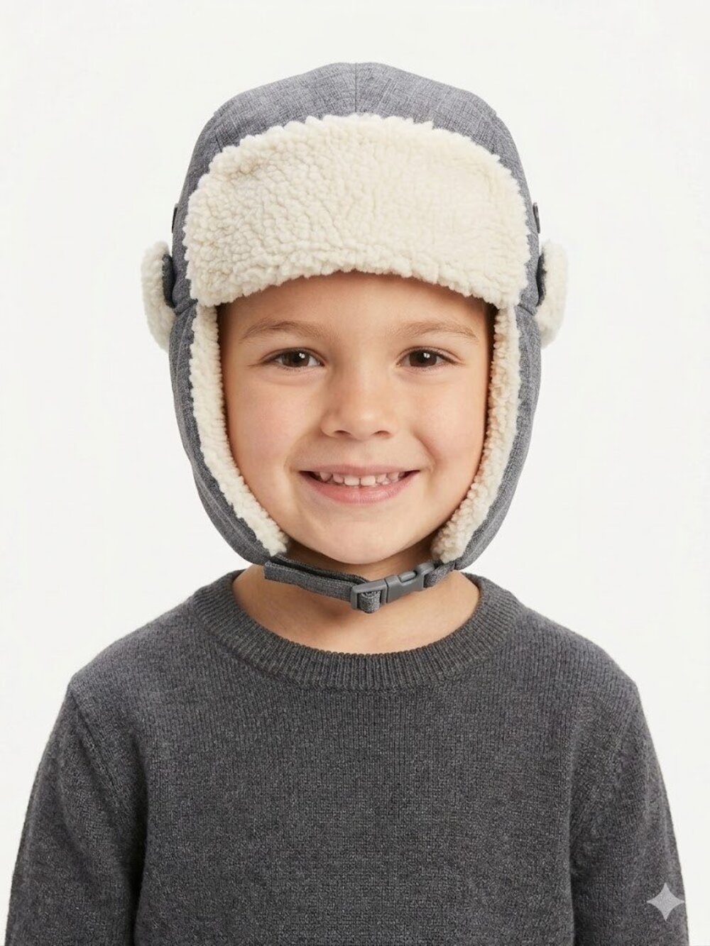 Boy's Boys Swiss Tech Trapper Winter Hat Waterproof Size 5/8 NWT